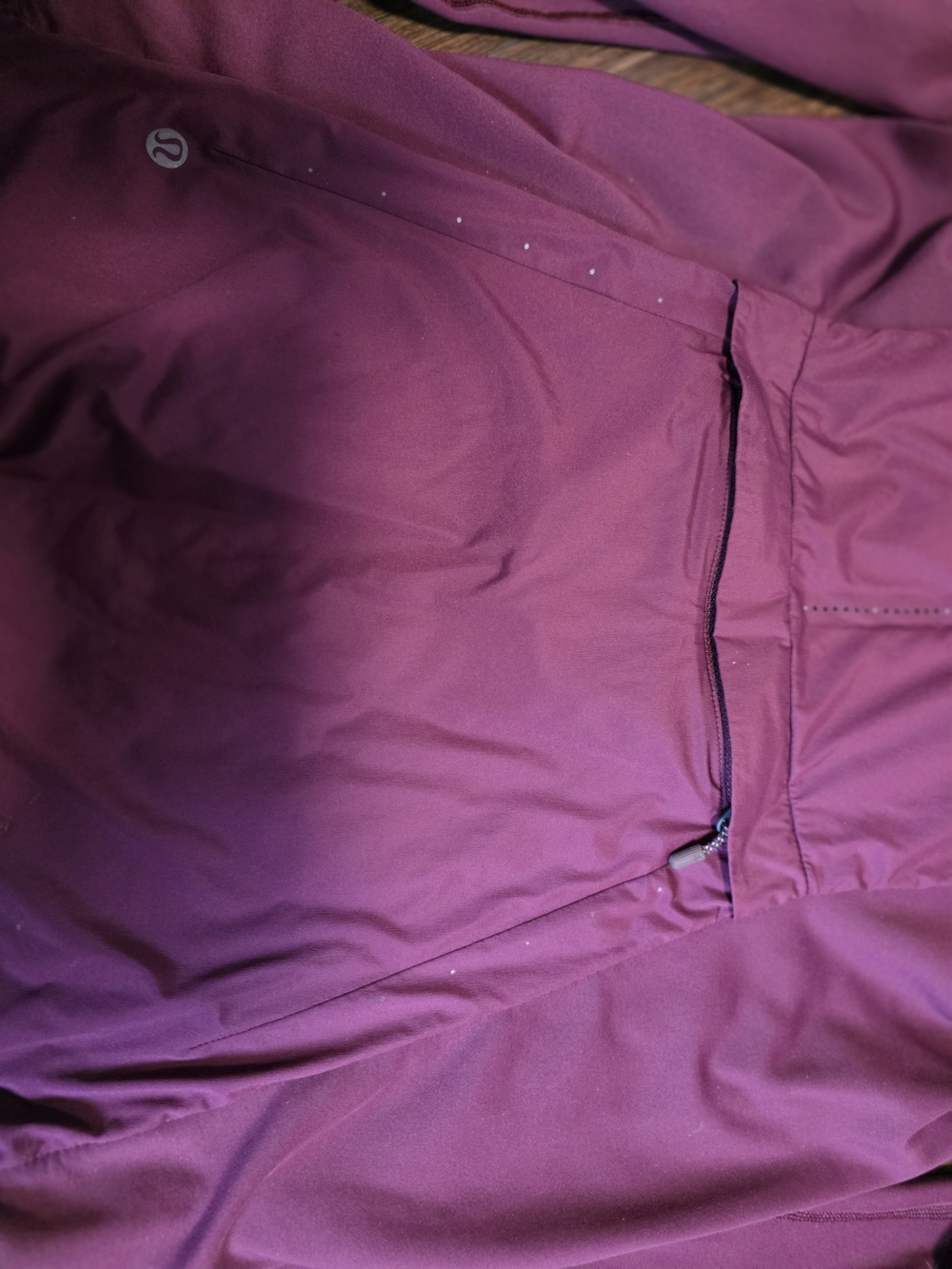 Luluemon Plum Run 4 Cold Primaloft Half Zip Pullover Jacket - Picture 6 of 7